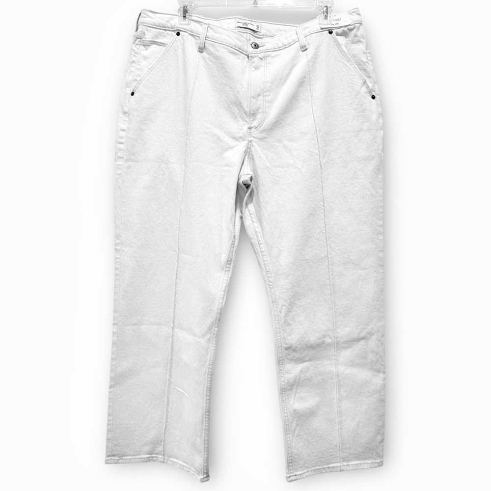 NWT Abercrombie & Fitch Mid Rise The BaggyJeans Plus Size 34/18s